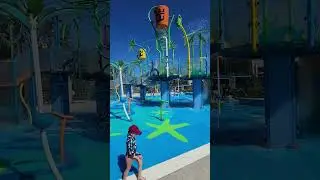 Coco Cay Splashaway Bay - Free Kids water splash pad and slides - Royal Caribbean Coco Cay activity