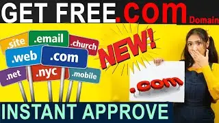 Free .Com Domain 2022 | GET .IN .NET .ORG For Free || Premium Domain Name
