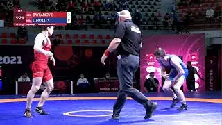 Repechage FS - 65 kg: Z. BAYRAMOV (AZE) v. S. LUPASCO (MDA)
