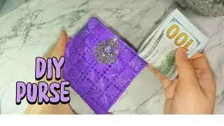 DIY Plastic canvas purse | 