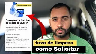 Como solicitar a taxa de limpeza da UBER (passo a passos)