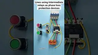 Lines using intermediate relays as phase loss protection devices