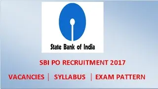 SBI PO RECRUITMENT 2020