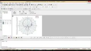 OriginPro 8: Antenna Radiation Pattern Drawing by Sounik Kiran