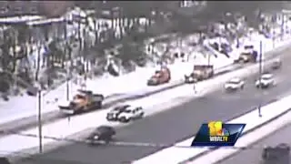 Maryland State Highway Administration monitoring roads during storm