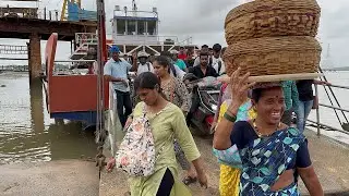Ferry crossing Manori creek Mumbai