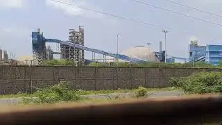 Relince industry jamnagar view inside of train #industrial #ril #industry #trainview