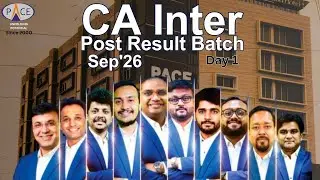 Day 03 CA Inter Pre Result Sep&rsquo;26 Batch | Mumbai Best Faculties in Indore | Ednovate & PACE