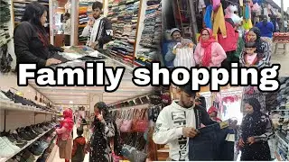 shopping for my hero &hearts;️|| Shiva textile family shopping vlog #adnawazvlogs #femalevlogger
