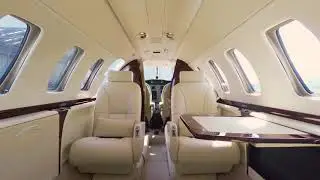 Cessna CJ3 interior