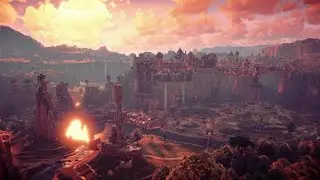 Carja Sundom drone tour. Horizon Zero Dawn