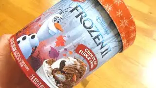 Frozen II Olaf Chocolate Fudge Swirl Ice Cream