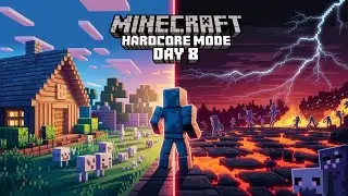 Minecraft Hardcore Mode | 10 Days Challenge – Day 8 Survival #minecraft