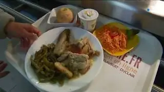 Près de Rouen : des produits  locaux  à la cantine