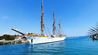 Έζησα ένα όνειρο με το τρικάταρτο Mircea, του Πολεμικού Ναυτικού της Ρουμανίας στη Διώρυγα Κορίνθου.