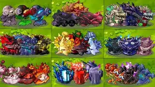 PVZ 1 Fusion 3.2 Challenge - Team 3 Plant Fusion Vs Obsidian Gargantuar - Who Will Win?