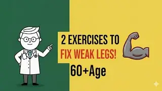 2 Home Exercises to Build Muscle & Fix Weak Legs! 