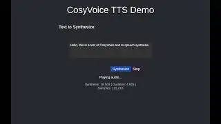 uCosyVoice: CosyVoice3 ONNX - AI Voice Cloning TTS in Unity (No Server Required)