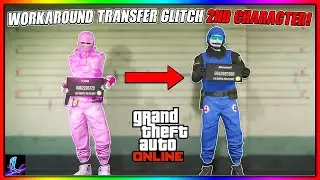 NEW WORKAROUND TRANSFER GLITCH 2ND CHARACTER MODDED OUTFITS GTA 5 Online! (GTA 5 Clothing Glitches)