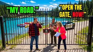 HOA Karen Screamed “I Have Rights” at My Lake Gate — So I Called the Sheriff and Let Him Decide