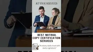 Notary COPY CERTIFICATION