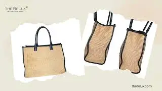 Versace Raffia Studded La Medusa Large Tote | The Relux