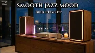 🎷 Instant Comfort ASMR Jazz Lounge Snowfall Night Improve Focus Sleep