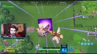 STREAMERS REACT TO LIGHTNING CUBE EVENT!!!! (Fortnite funny moments)