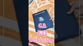 CA KIT UNBOXING #cadreams #icai #motivation