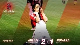 Milan-Novara Highlights 2-1