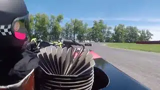Eric harper in a Bstock laydown enduro at mid Ohio