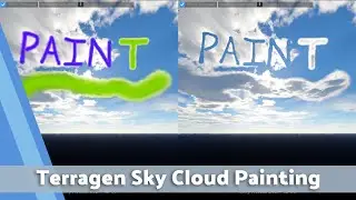 Painting Clouds in Terragen Sky, First Look at Sky Paint