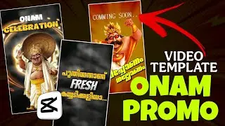 EASY ONAM PROMO VIDEO EDITING/VIDEO TEMPLATE IN CAPCUT/ONAM 2025😮