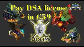 Pay DSA license in C59