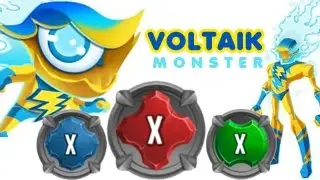 Monster Legends | Voltaik Monster Level Up 1-100 + Combat:Runes Level 10 ( Strength, Life, Stamina)