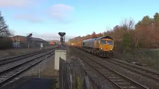 C0047 Chesterfield Station : Southbound freight train