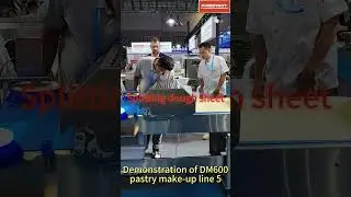 DM600 pastry make up line operation show 5 #bakery #machine #food #automation #pastry