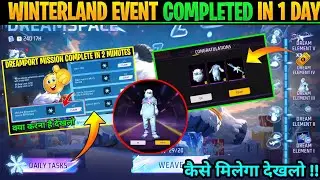 How To Complete Winterlands Dreamspace Event FF | New Dreamy Yeti Bundle Kaise Milega Token