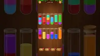 Water Sort level 138  - Color Sort Game,,playlist, Fantasy Word Games #watersortpuzzle