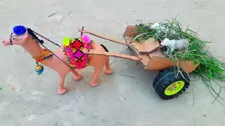 How to Make Camel Cart & Loading Cows Handmade: