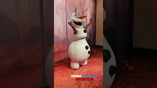 OLAF FROZEN AT DISNEYLAND PARIS 🥰 #isidroaventuras