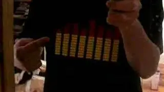 An LED T shirt