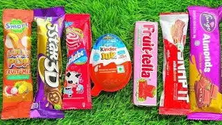 Satisfying Video Asmr Unboxing GIANT Sweets Chocolate viral video Lollipops with Candy Cutting Asmr.