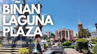 BI&Ntilde;AN PLAZA, LAGUNA WALK TOUR 4K 60FPS