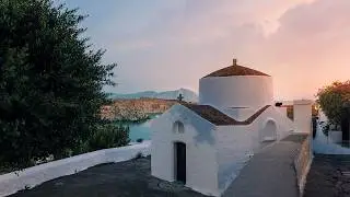 Behind The Scenes Shooting At Dawn, Lindos Greece.