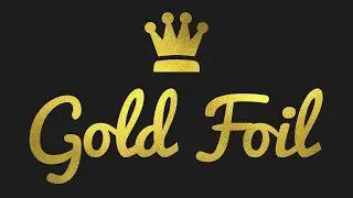How to Create Gold Foil Text & Logo in Photoshop