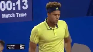 JO-Wilfried Tsonga vs Lucas Pouille R2 SF 2018 Montpellier BEST HD HIGHLIGHTS