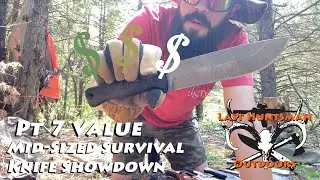 TOP 10 Mid Size Survival Knife Showdown Pt. 7 Value