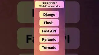 Top 5 Python Web Frameworks : A Developer's Guide 