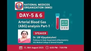 Day 5 - ABG - 1 [Physiology Clinical Series for MBBS] 17.08.2025 | NMO AP | CLIRNET